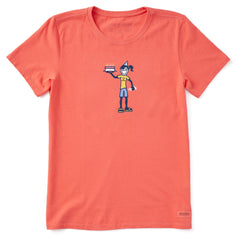 Women's Jackie Birthday Short Sleeve Crusher Tee