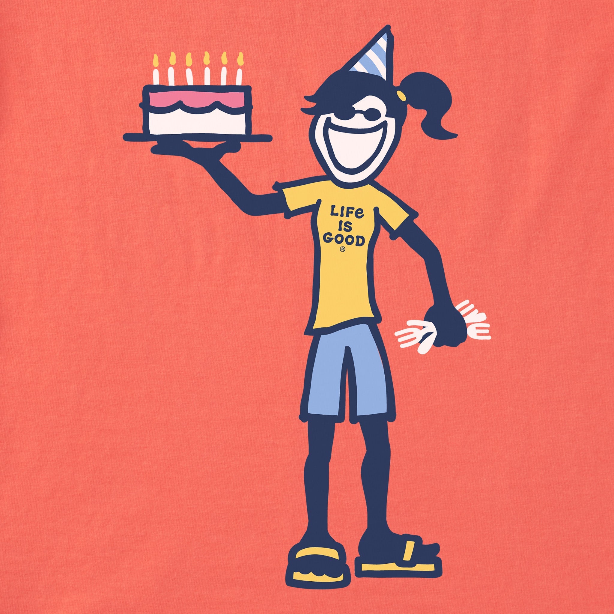 Women's Jackie Birthday Short Sleeve Crusher Tee