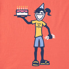 Women's Jackie Birthday Short Sleeve Crusher Tee