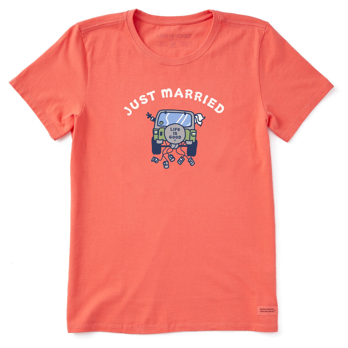 Women's Just Married ATV Short Sleeve Crusher Tee