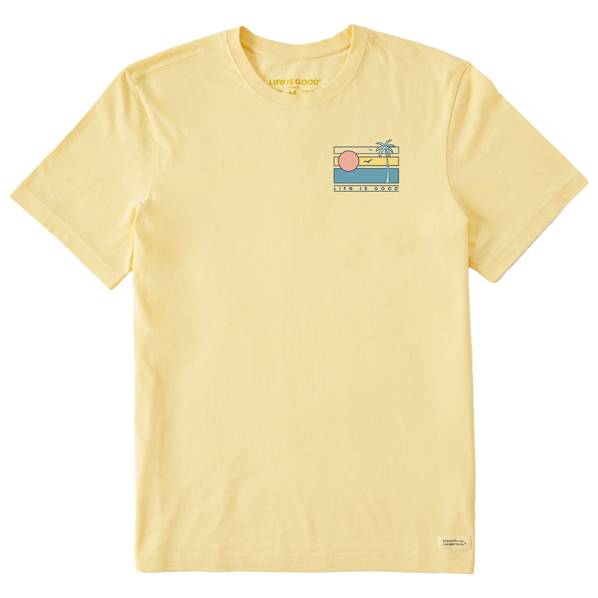 Men's Retro Beach Scene Short Sleeve Tee