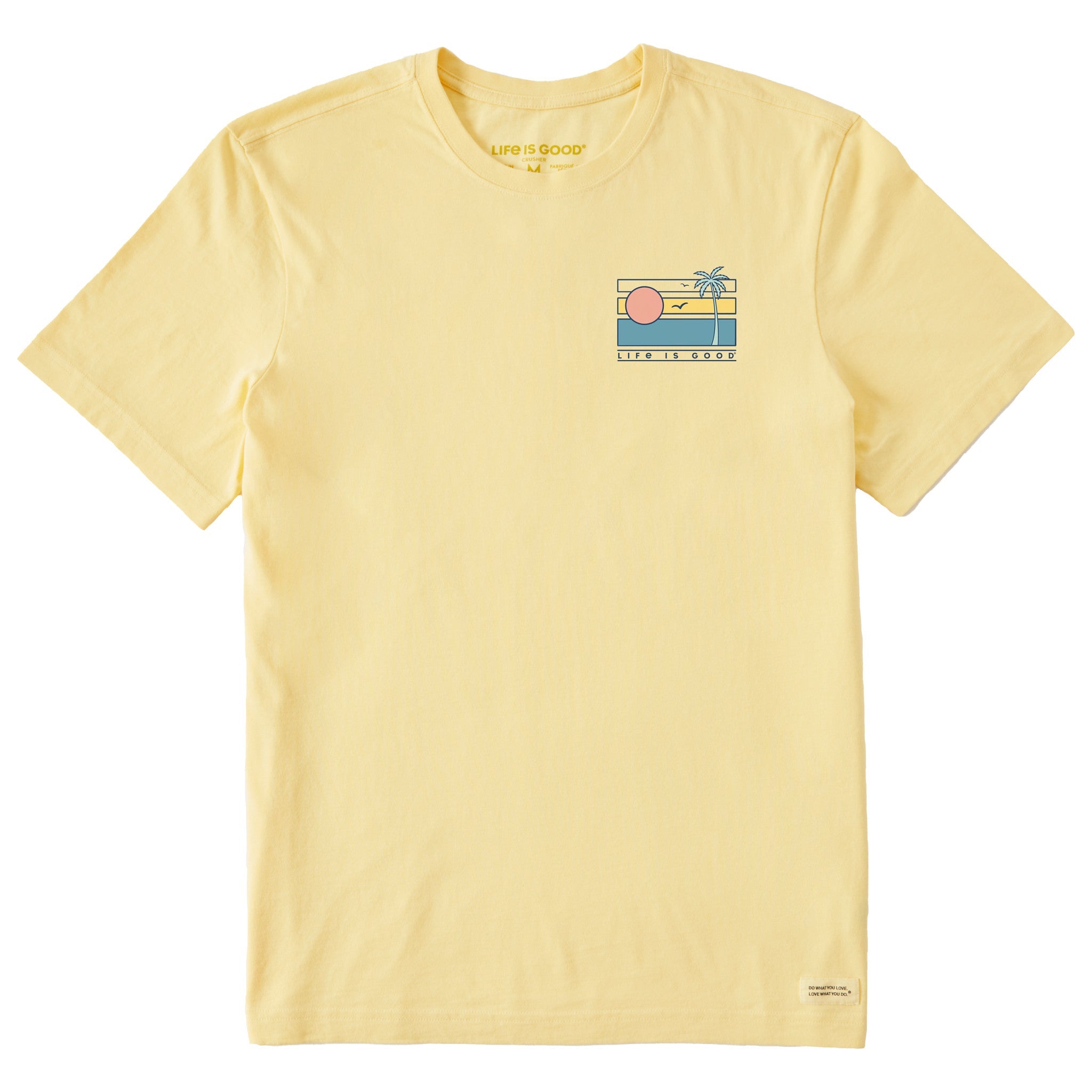 Men's Retro Beach Scene Short Sleeve Tee