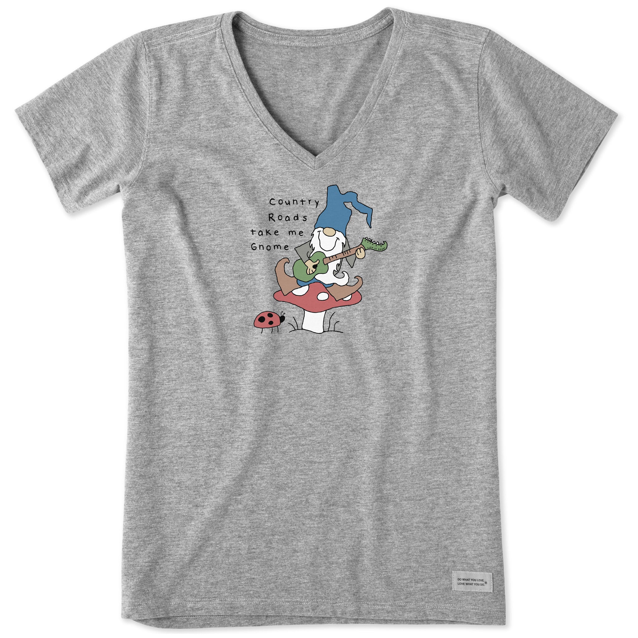 Women's Gnome Country Roads Short Sleeve Vee