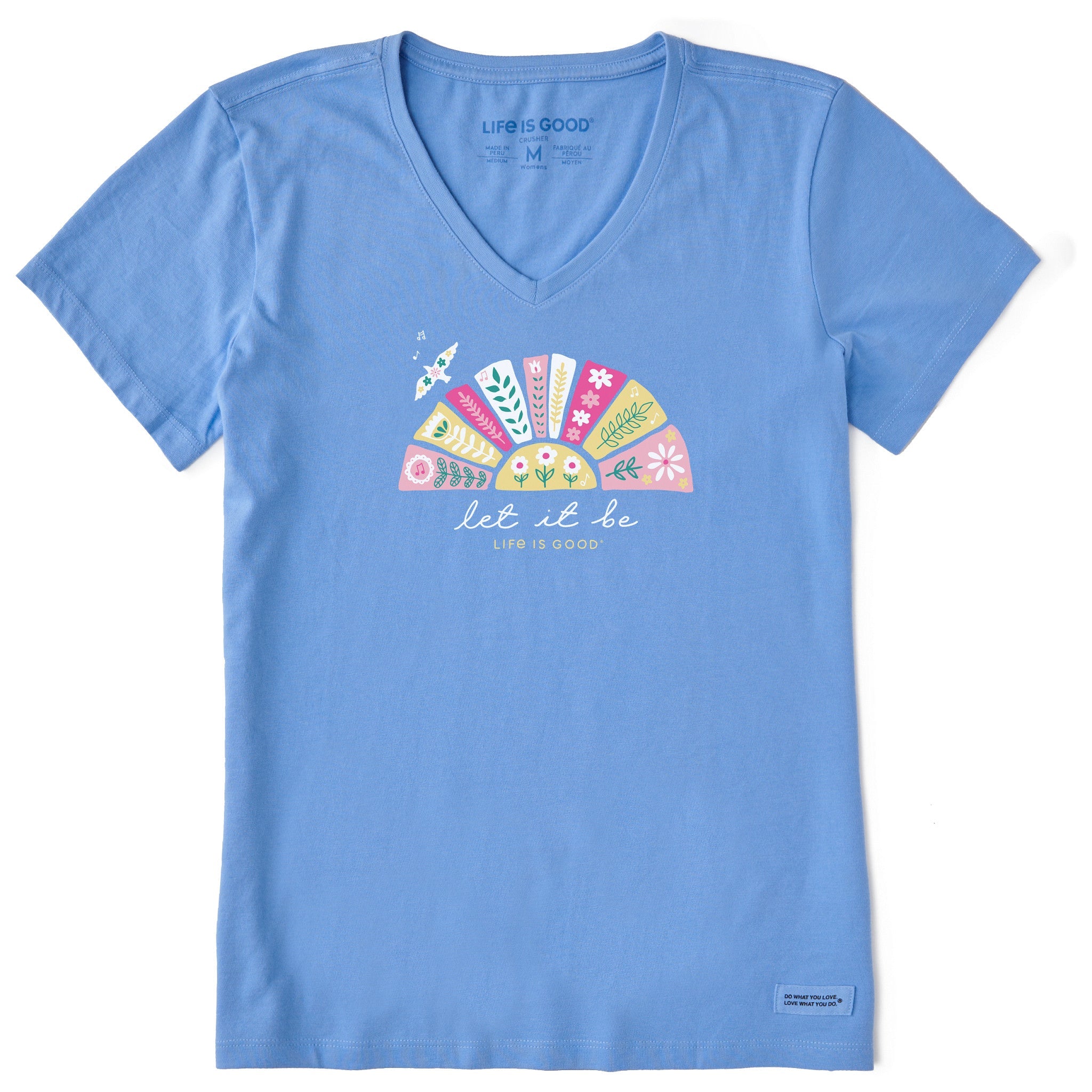 Women's Let it Be Sun Short Sleeve Vee