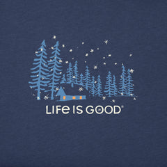 Men's Snowy Evening Short Sleeve Crusher Tee