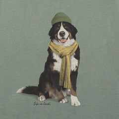 Men's Photoreal Bernese Long Sleeve Crusher Tee