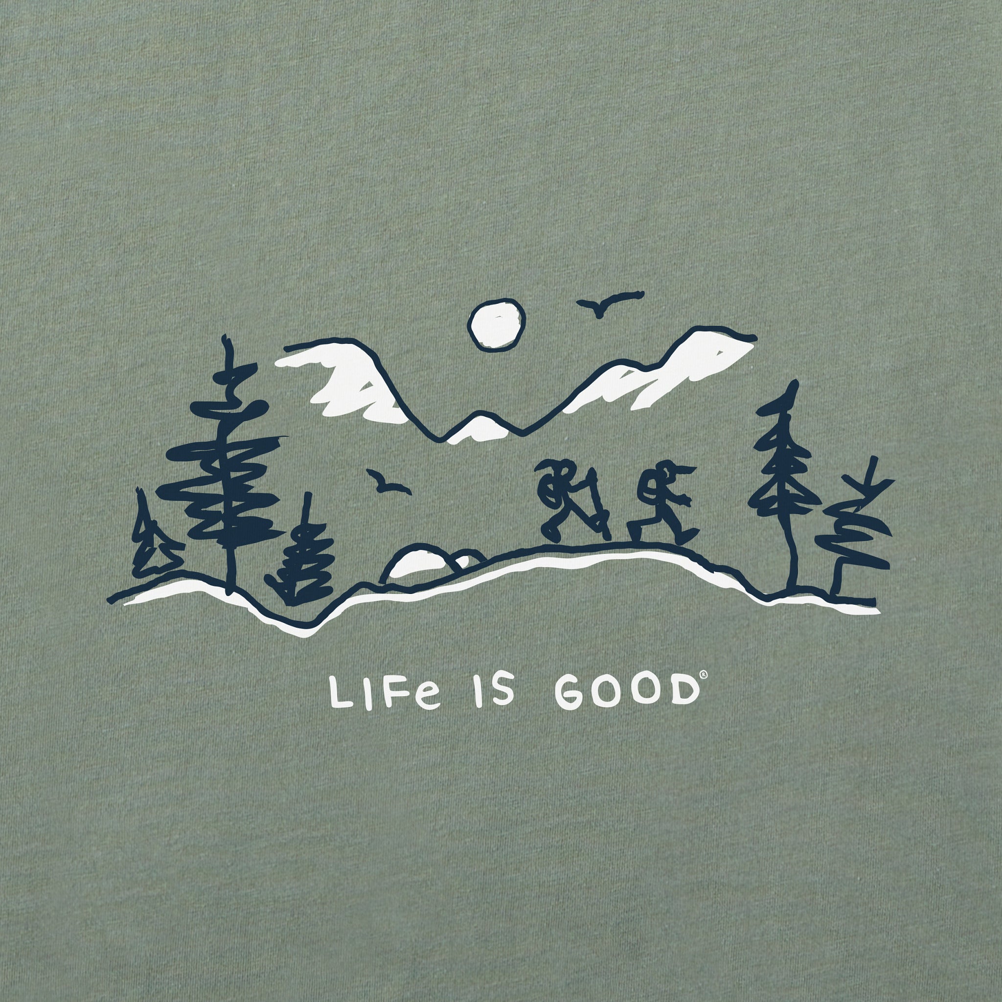 Men's Winter Hike Vista Long Sleeve Crusher Tee