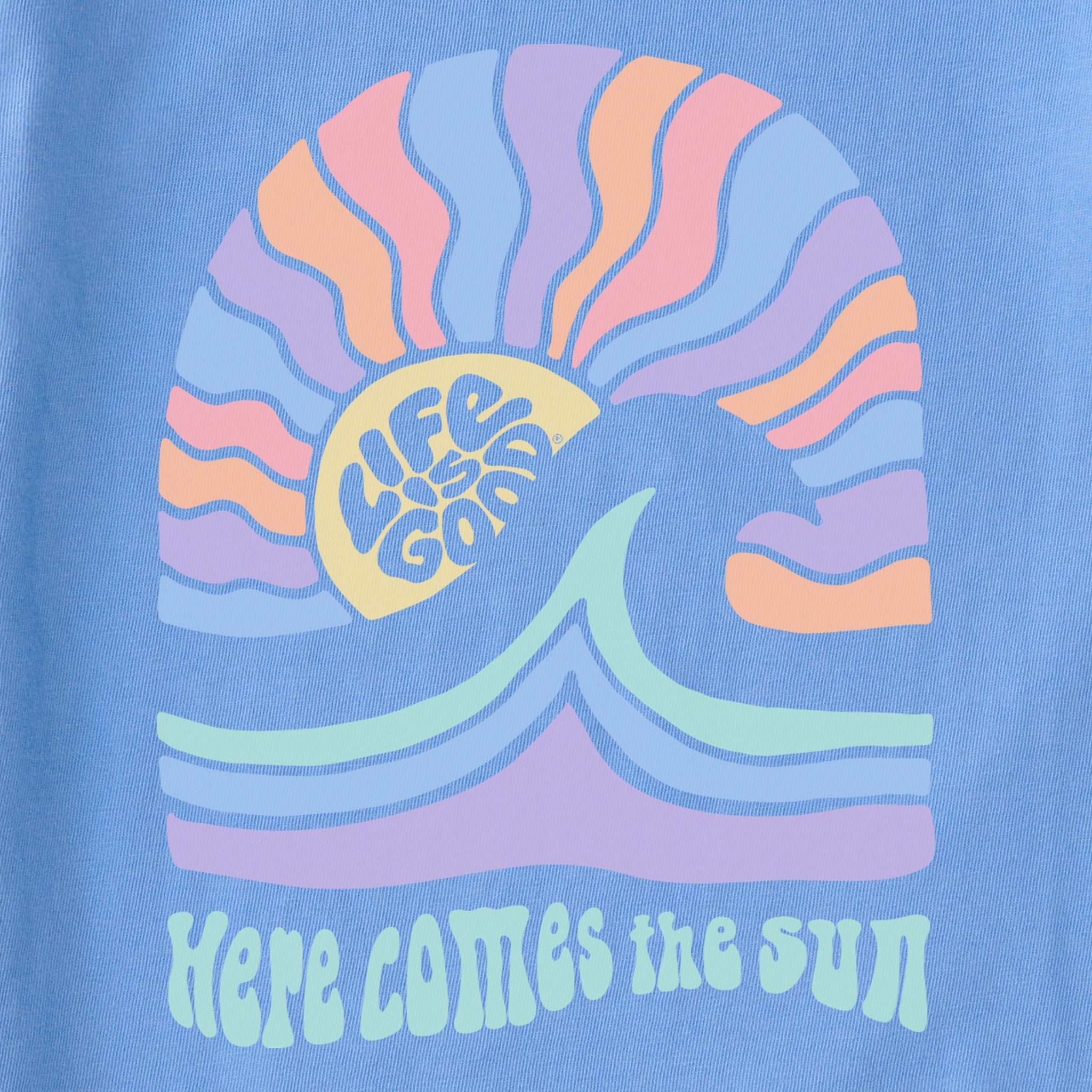 Women's Here Comes The Sunshine Arch Short Sleeve Tee