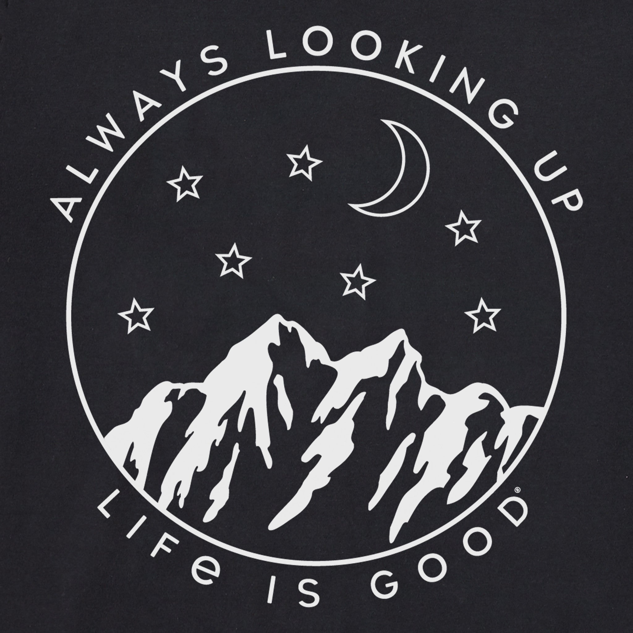 Women's Always Looking Up Celestial Short Sleeve Vee