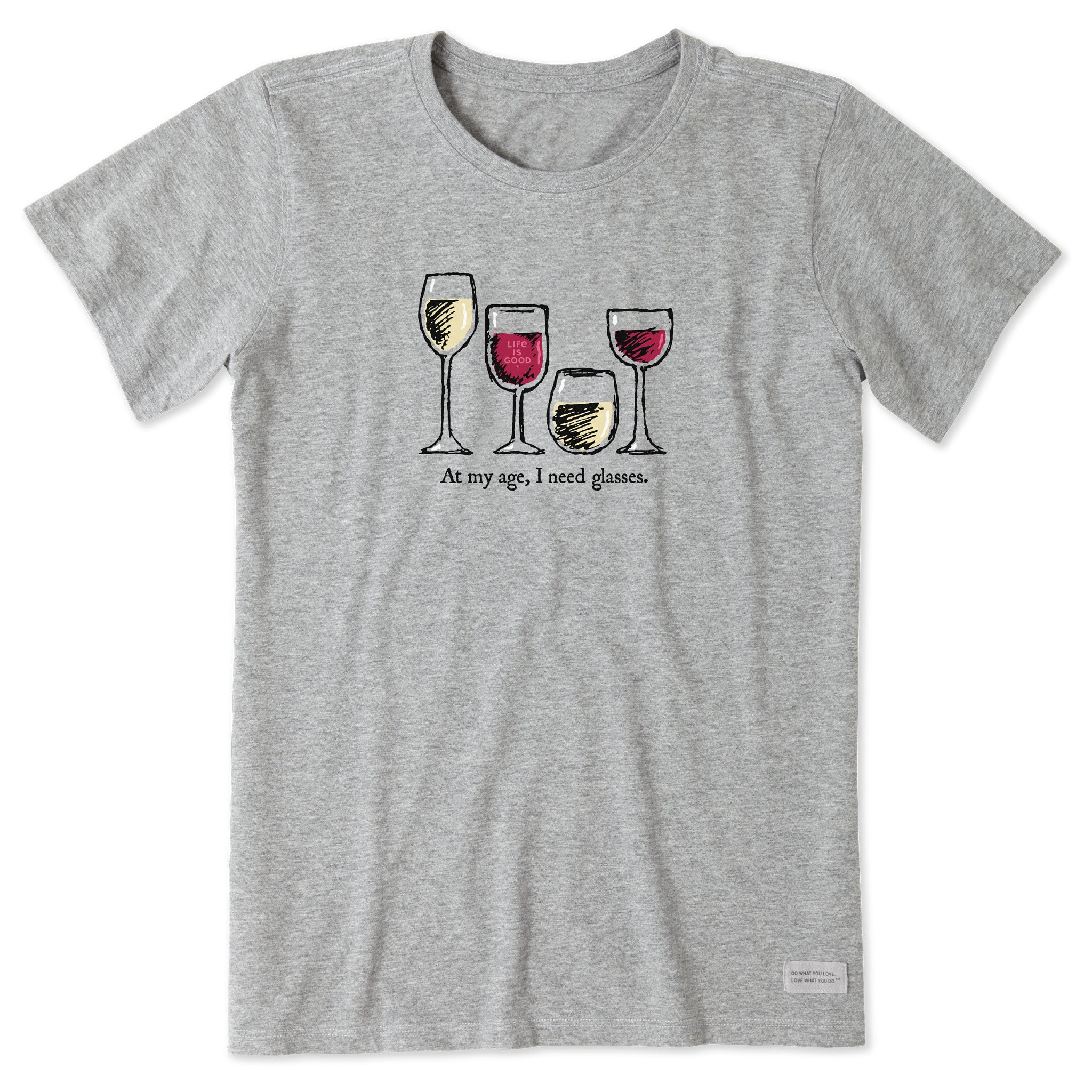 Women's I Need Wine Glasses Short Sleeve Tee