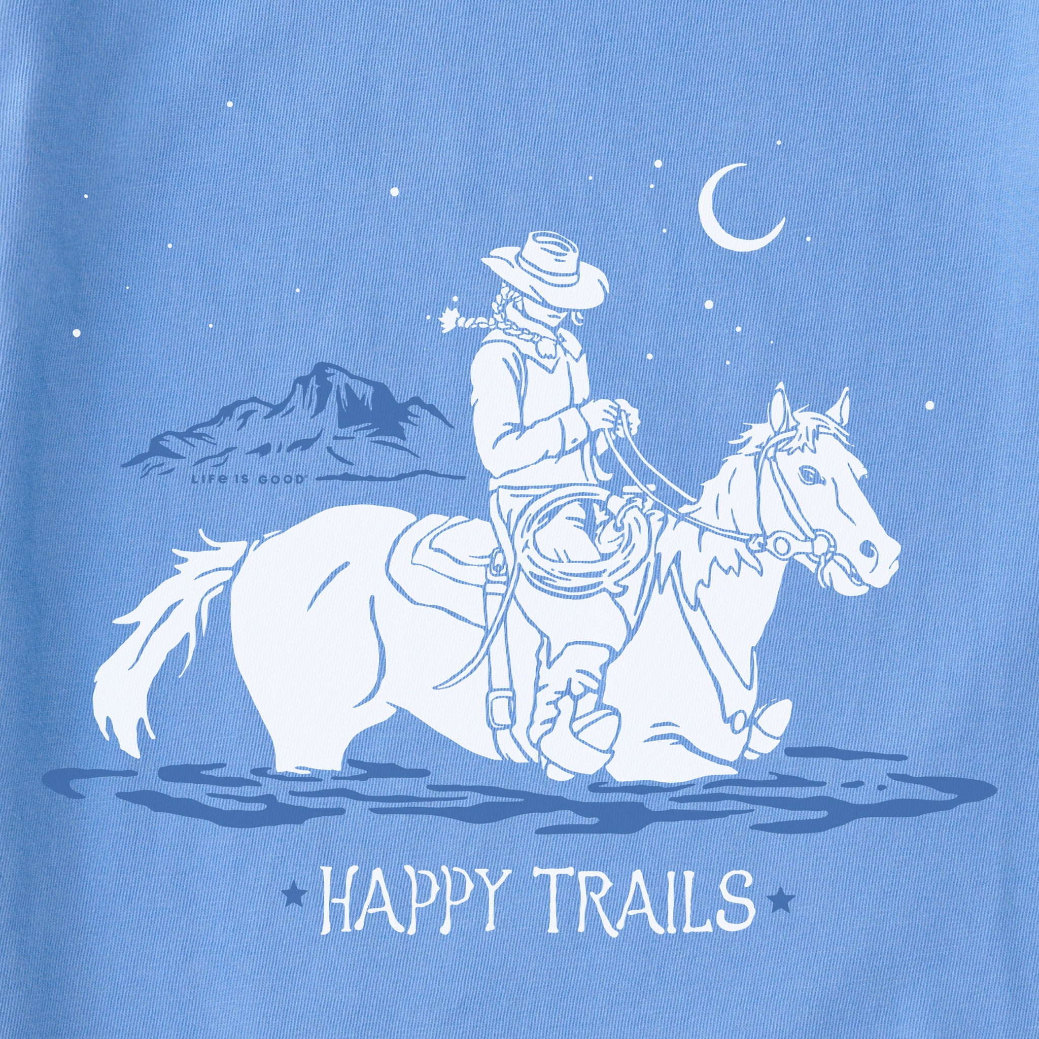 Women's Happy Trails Cowgirl Short Sleeve Tee