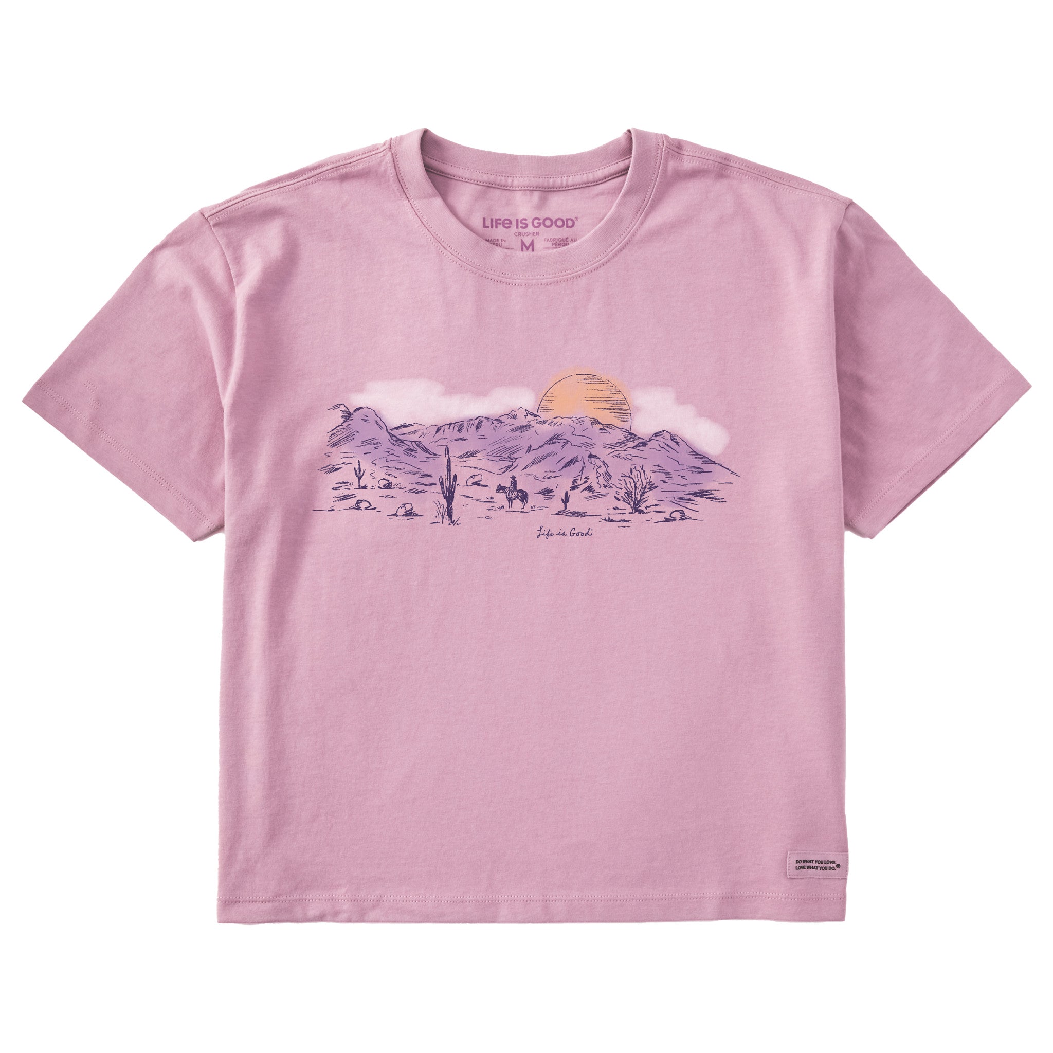 Women's Desert View Short Sleeve Crusher Boxy Tee