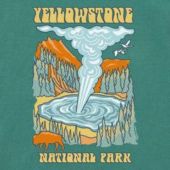 Men's Yellowstone Poster Short Sleeve Crusher Tee