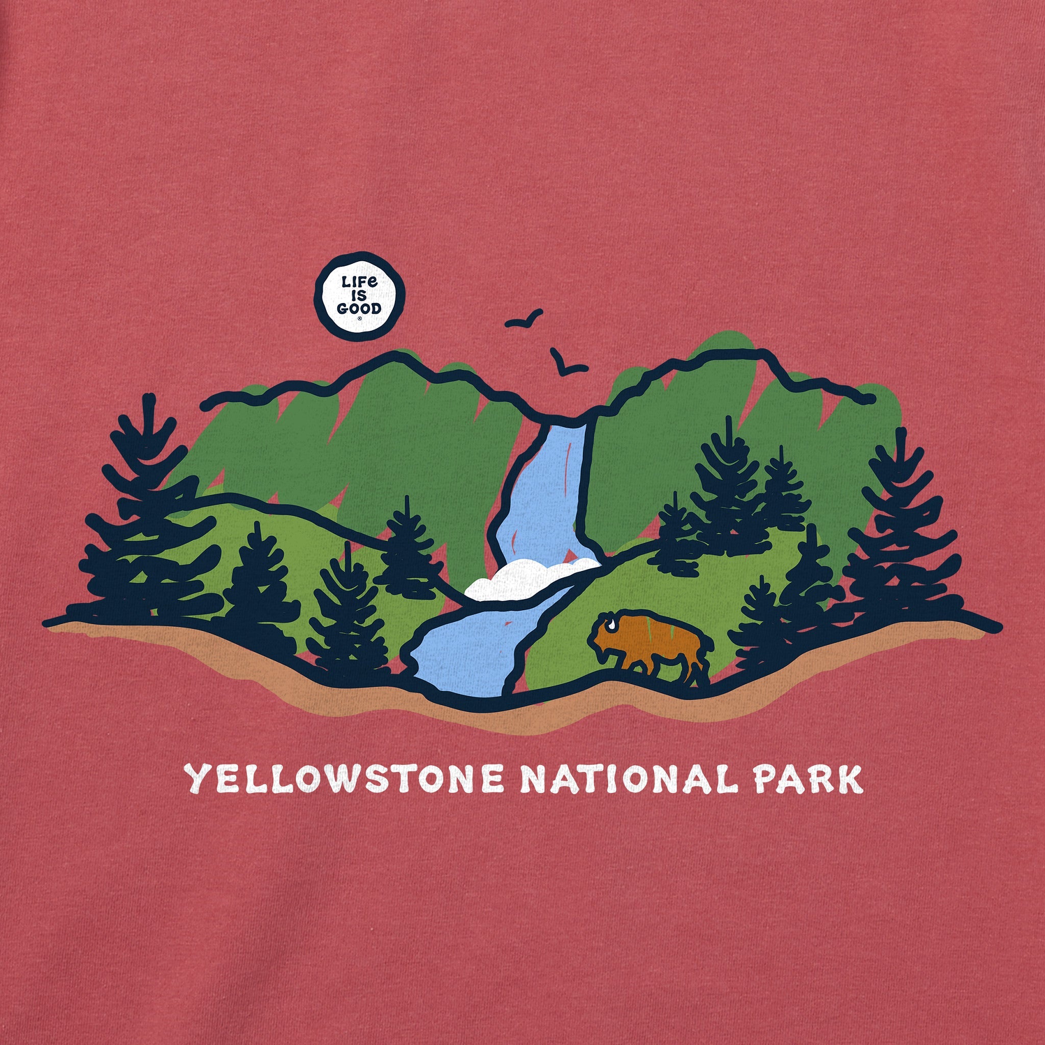 Men's Yellowstone Vista Short Sleeve Crusher Tee
