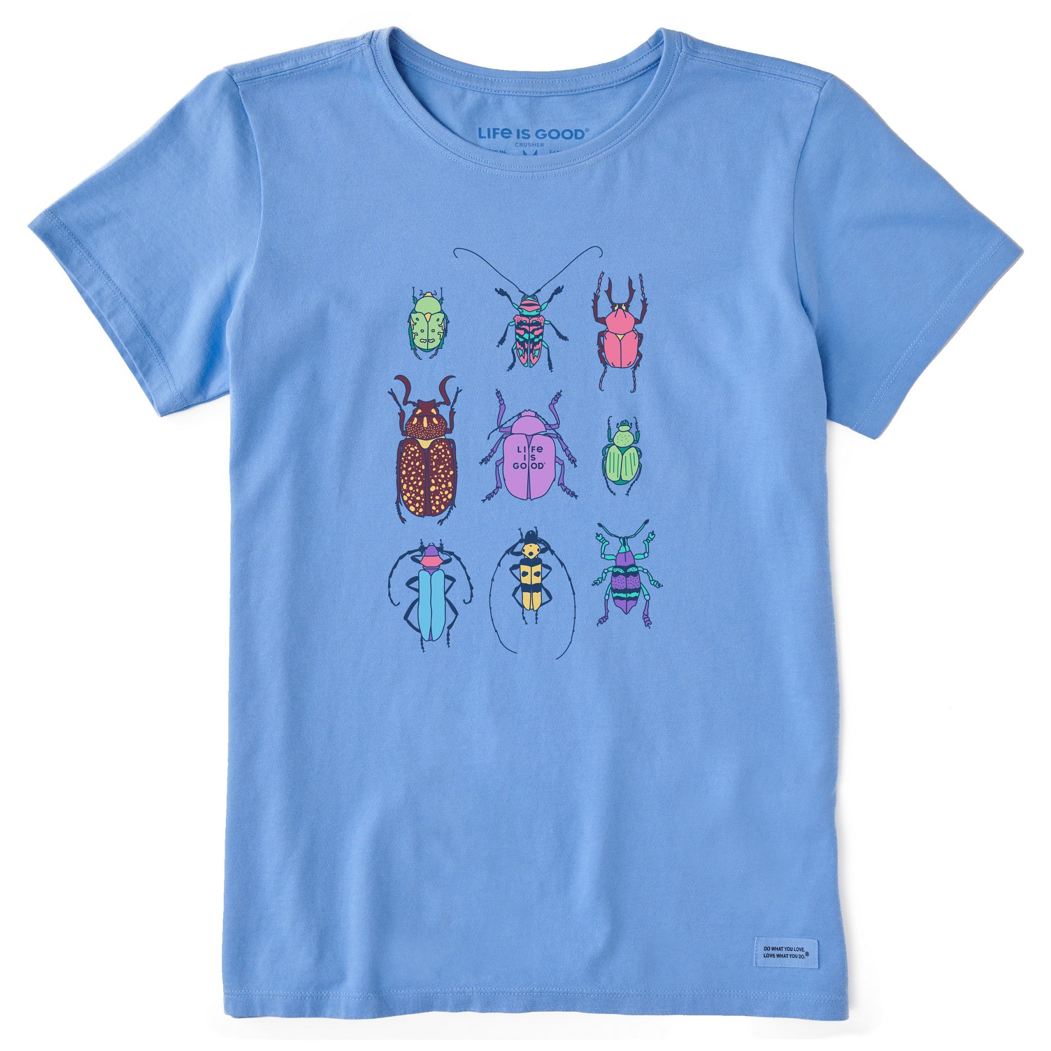 Women's Cool Bug Grid Short Sleeve Crusher Tee