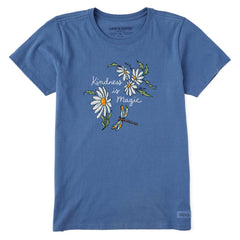 Women's Kindness is Magic Daisies Short Sleeve Tee
