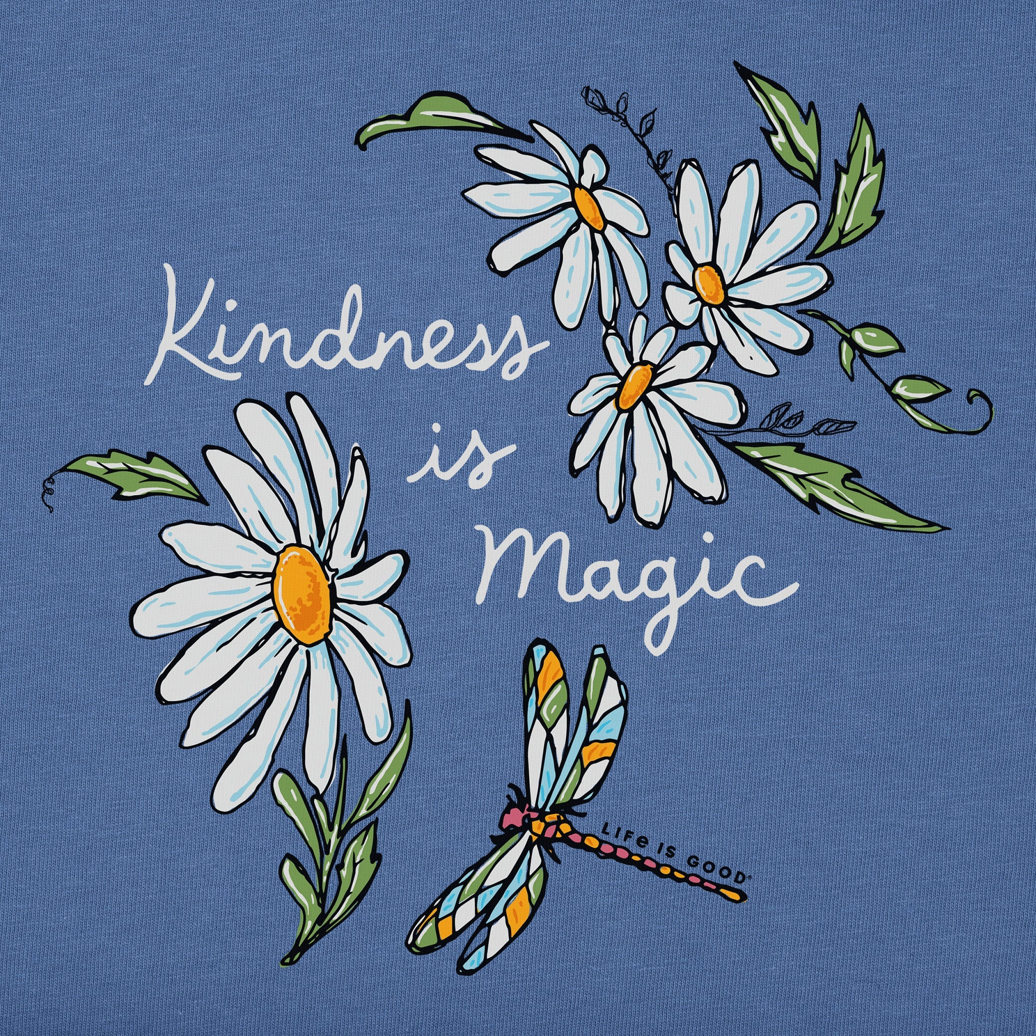 Women's Kindness is Magic Daisies Short Sleeve Tee