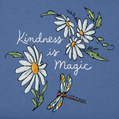 Women's Kindness is Magic Daisies Short Sleeve Tee