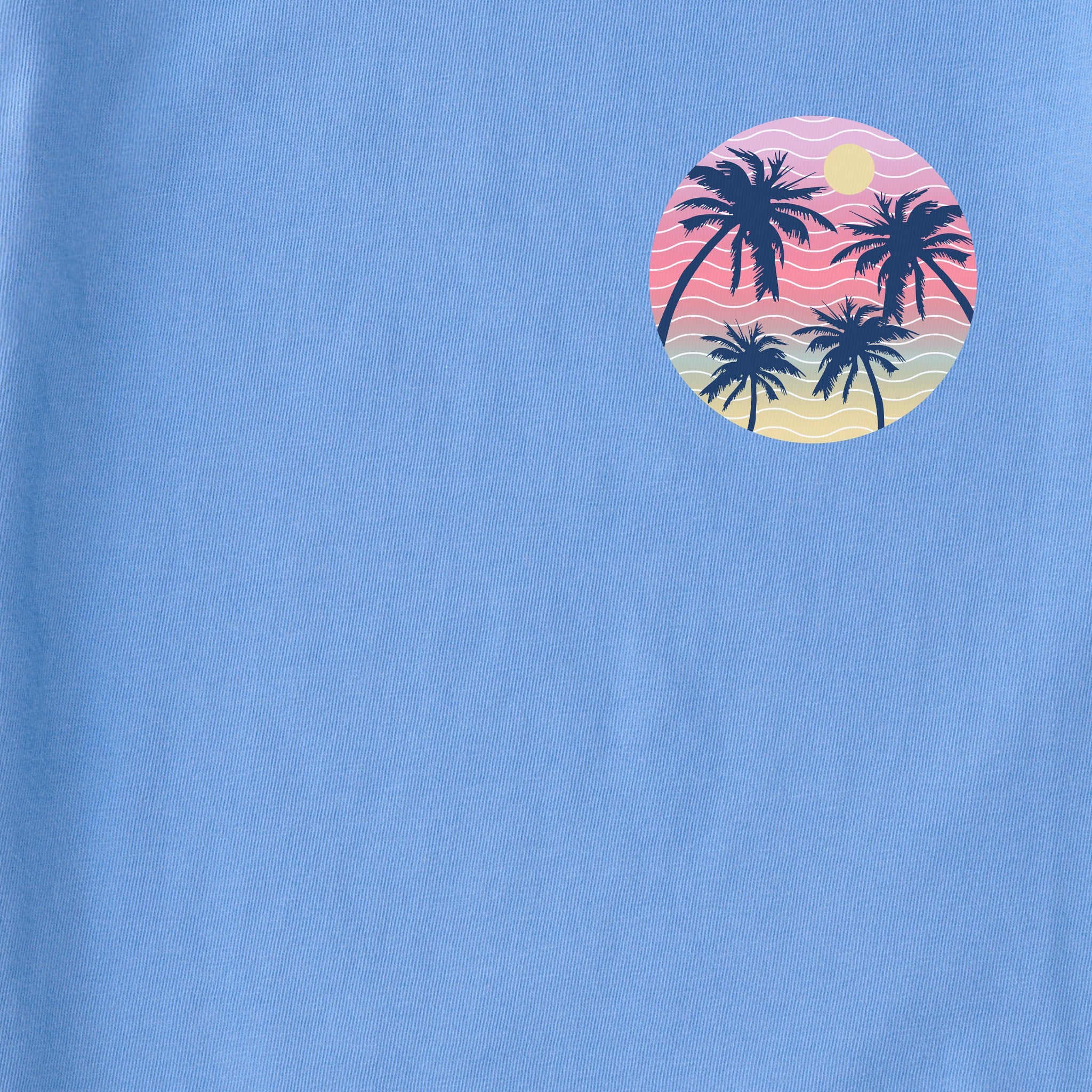Women's Here Comes the Sun Palm Trees Short Sleeve Tee