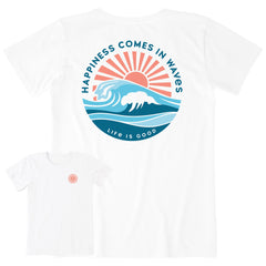 Women's Happy Waves Short Sleeve Tee