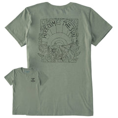 Women's Here Comes The Sun Hippie 1-Color Short Sleeve Tee
