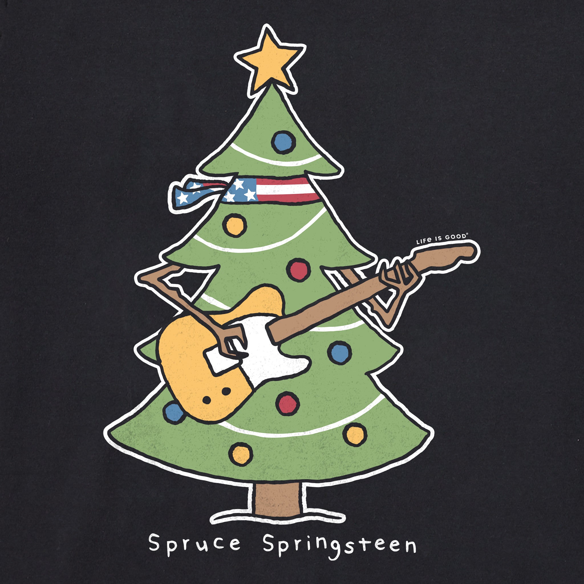 Men's Spruce Springsteen Long Sleeve Crusher Tee