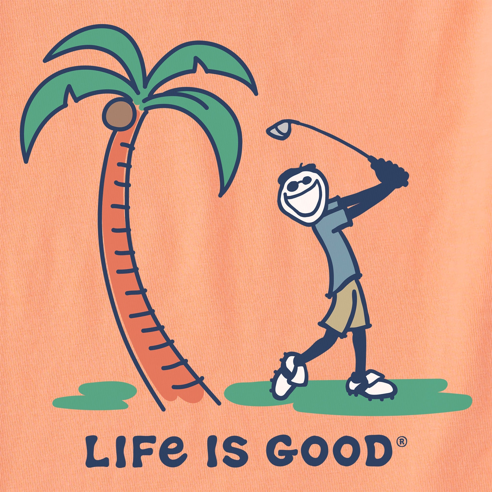 Men's Jake Palm Golf Short Sleeve Tee