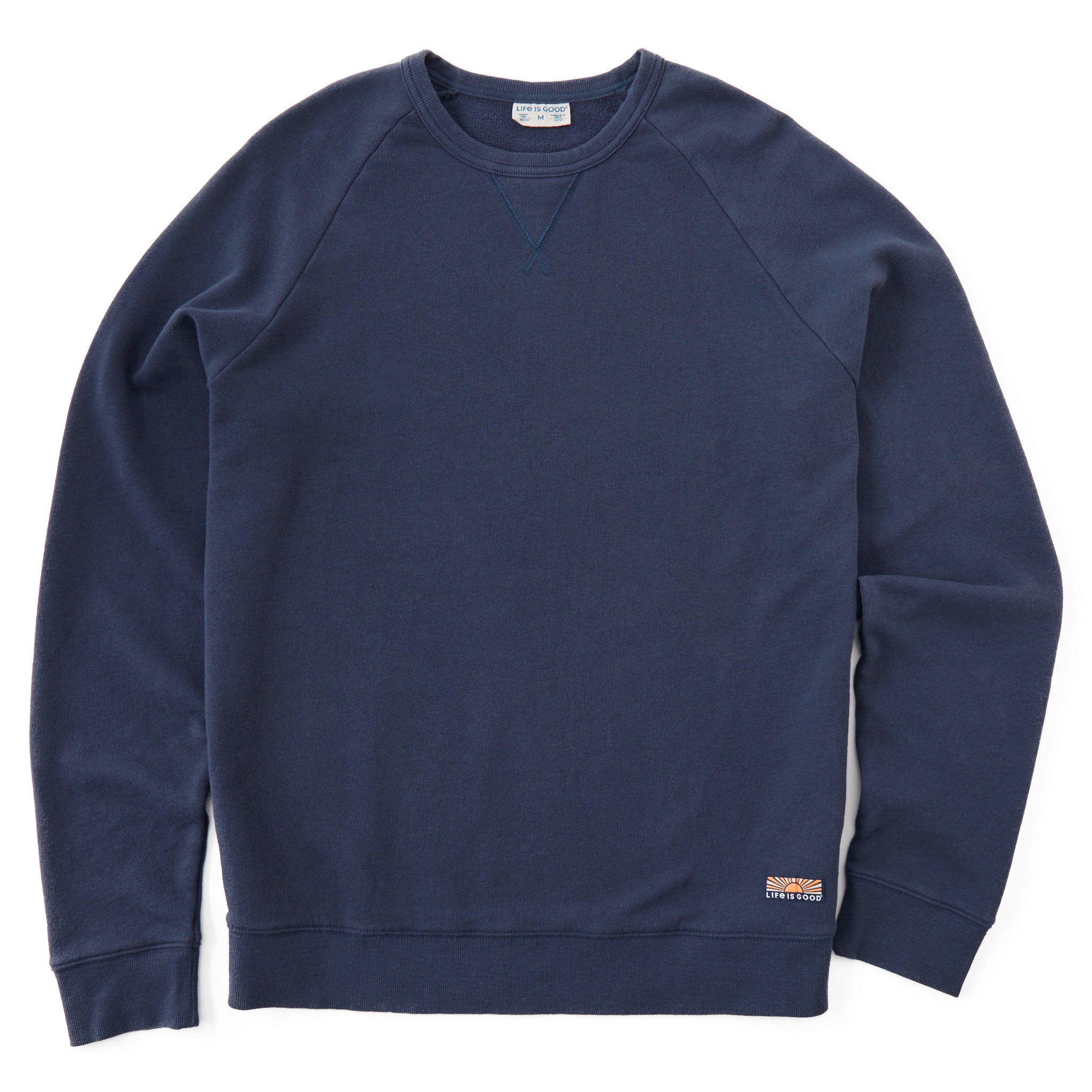 Men's Solid French Terry Crew