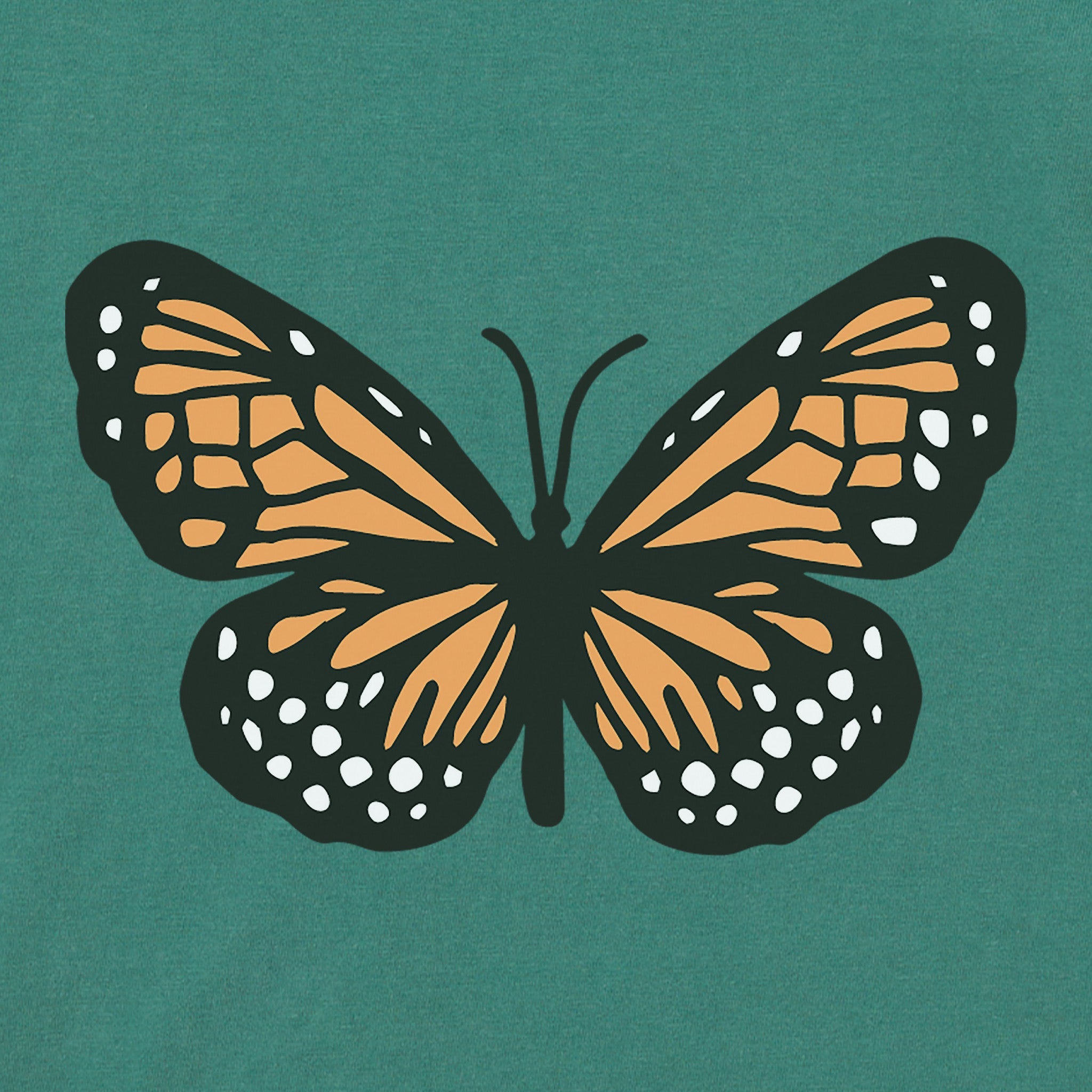 Women's Clean Butterfly Short Sleeve Crusher Boxy Tee