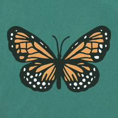 Women's Clean Butterfly Short Sleeve Crusher Boxy Tee