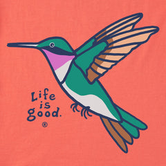 Women's Hummingbird Short Sleeve Vee