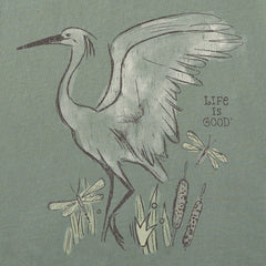 Women's Egret Short Sleeve Crusher Tee