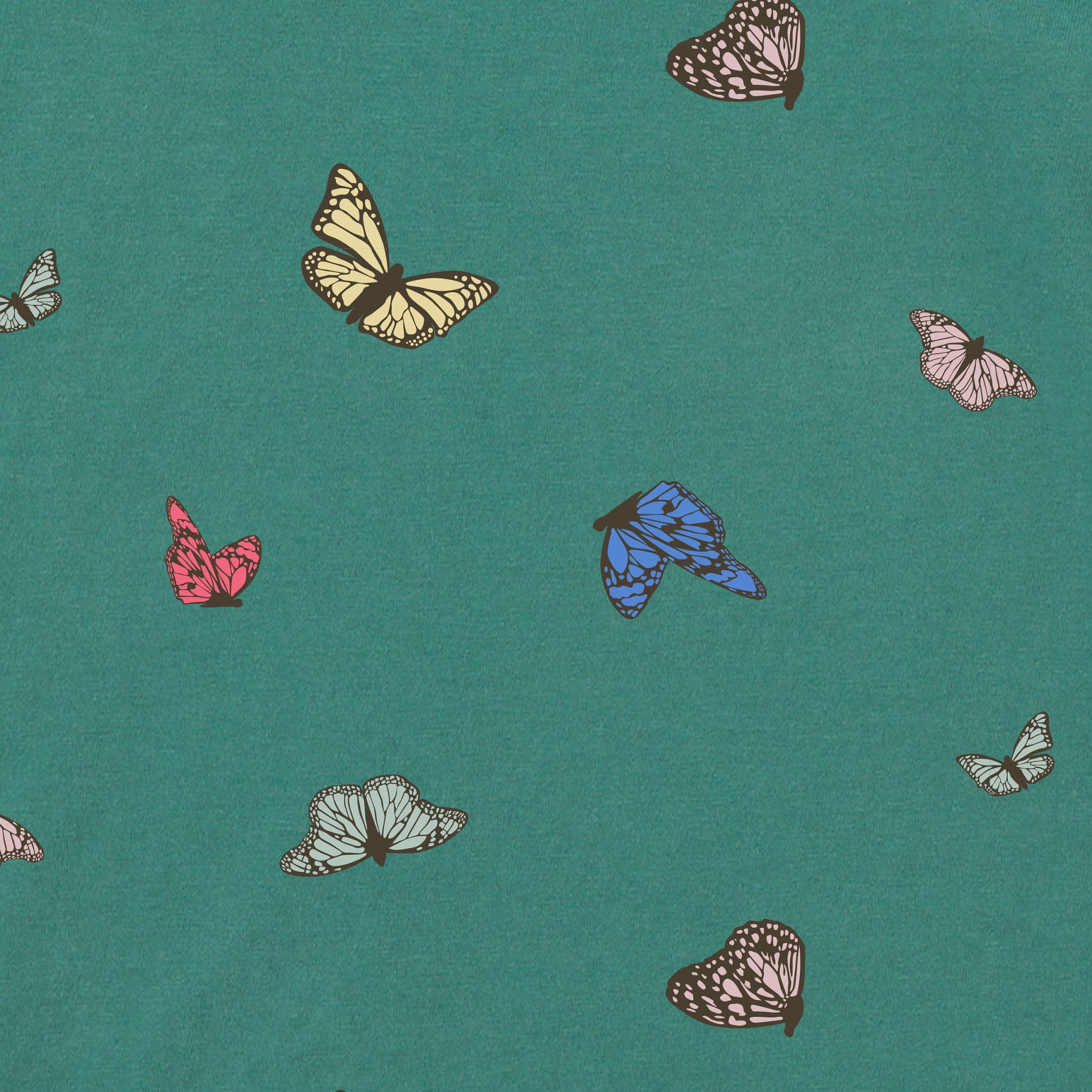 Women's Flying Butterfly Pattern Crusher-LITE Easy Vee