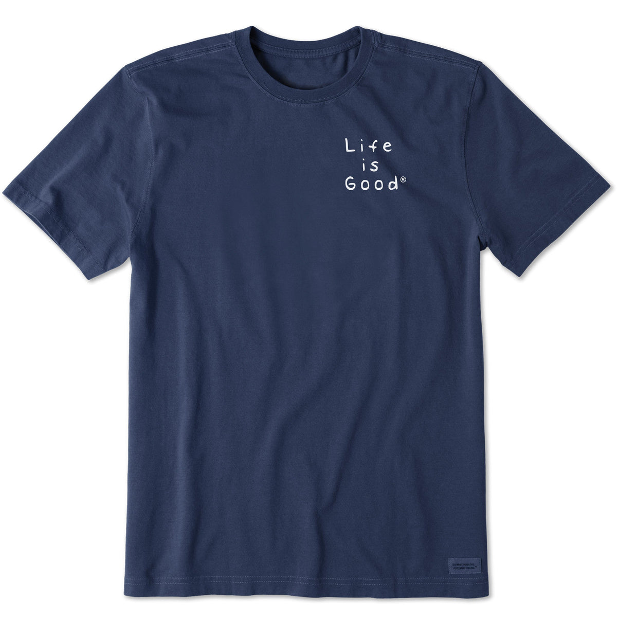 Men's Wordsmith Life is Good LC Short Sleeve Crusher Tee