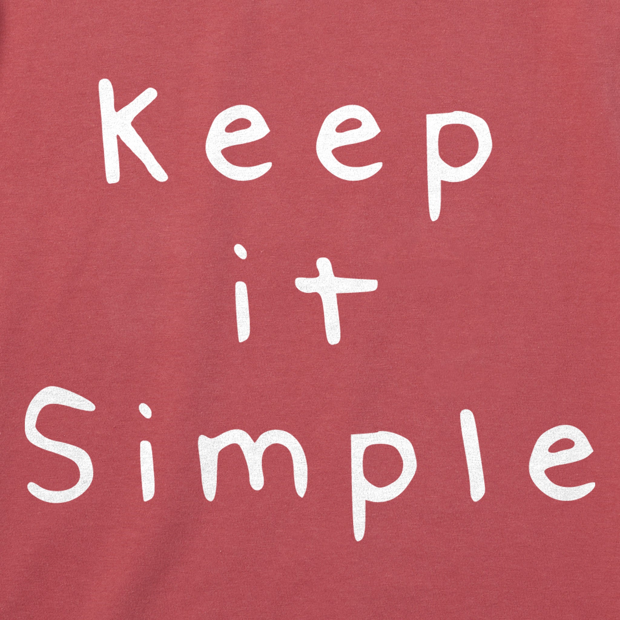 Men's Wordsmith Keep it Simple LC Short Sleeve Crusher Tee