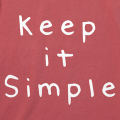 Men's Wordsmith Keep it Simple LC Short Sleeve Crusher Tee
