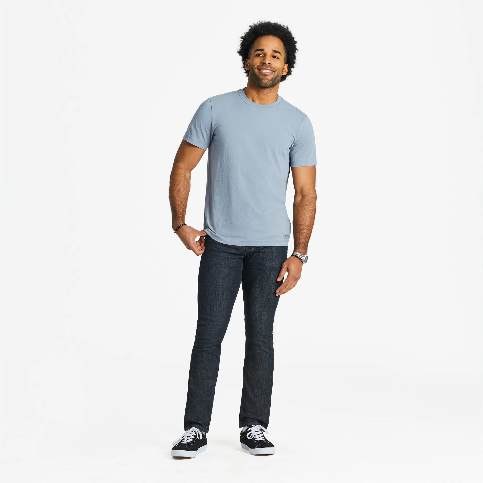 Men's Solid Short Sleeve Crusher-LITE Slim Fit Tee