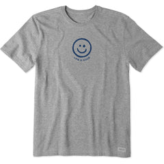 Men's Smile Face Short Sleeve Tee