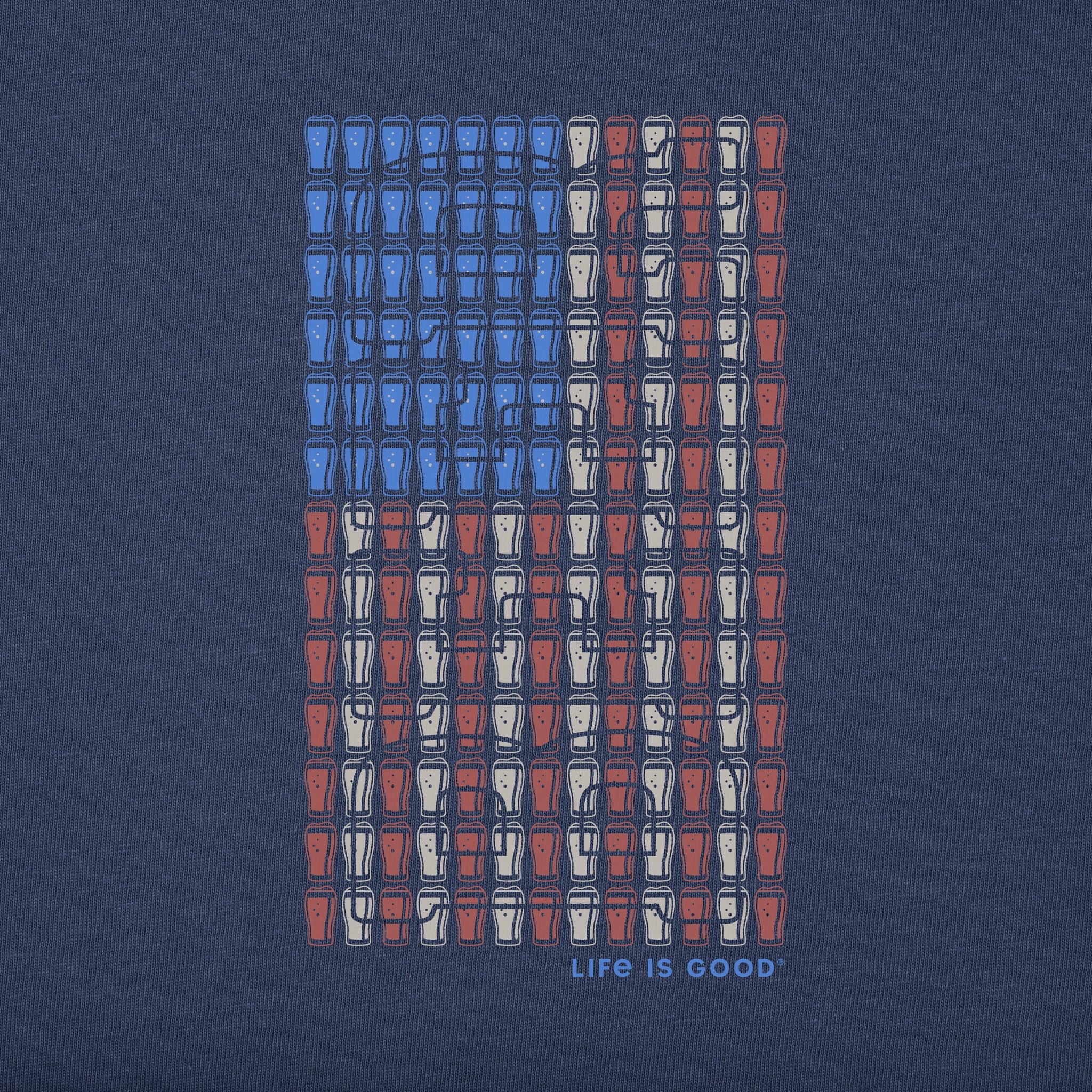 Men's Flag of Pints Short Sleeve Tee