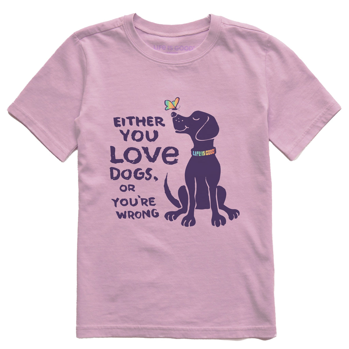 Kids Love Dogs Short Sleeve Crusher Tee