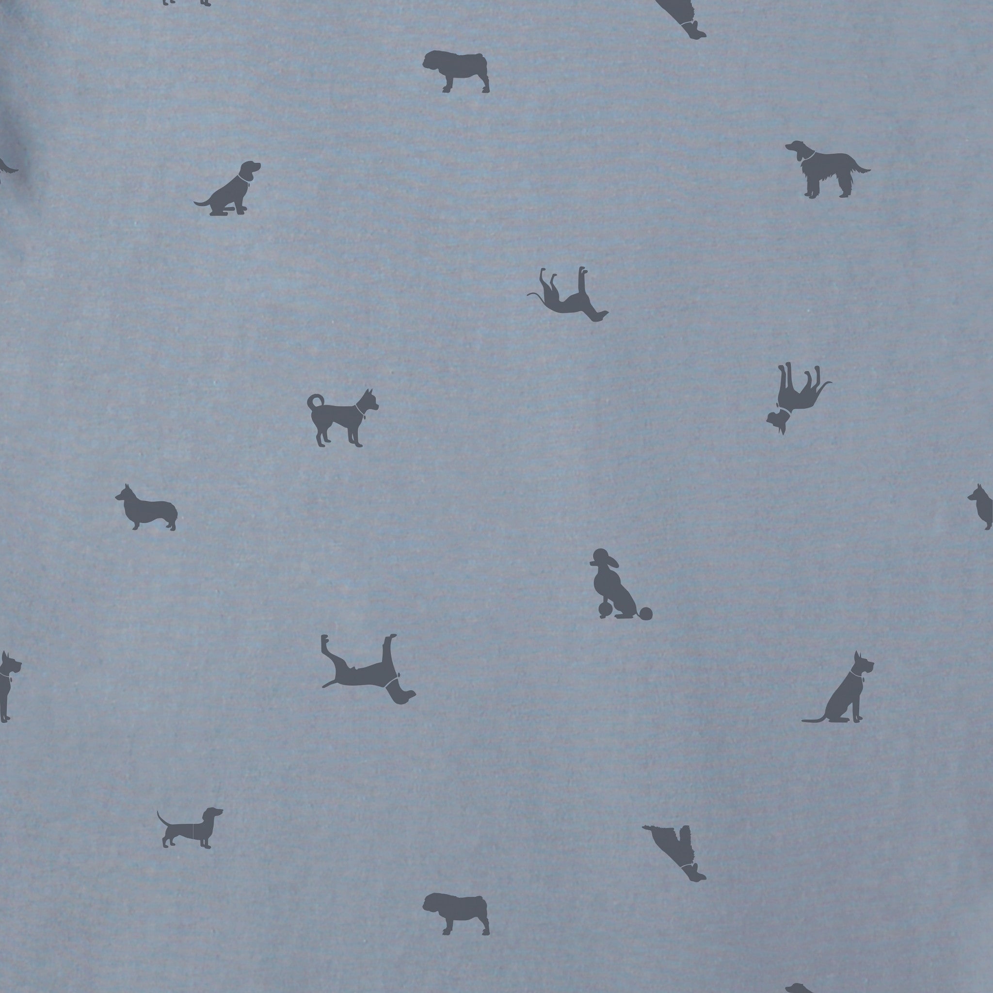 Women's Dog Ditsy Pattern Long-Sleeve Crusher-LITE Easy Vee