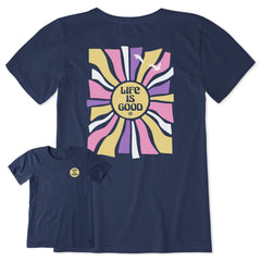 Women's Colorful Sun Short Sleeve Tee
