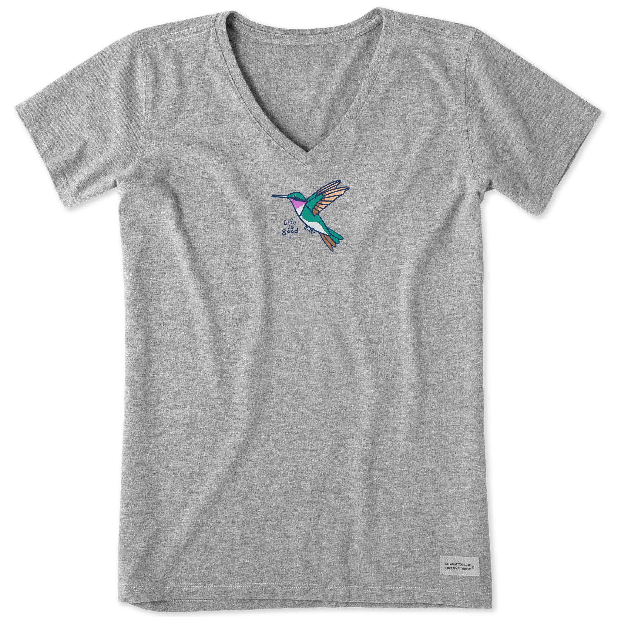 Women's Hummingbird Short Sleeve Vee
