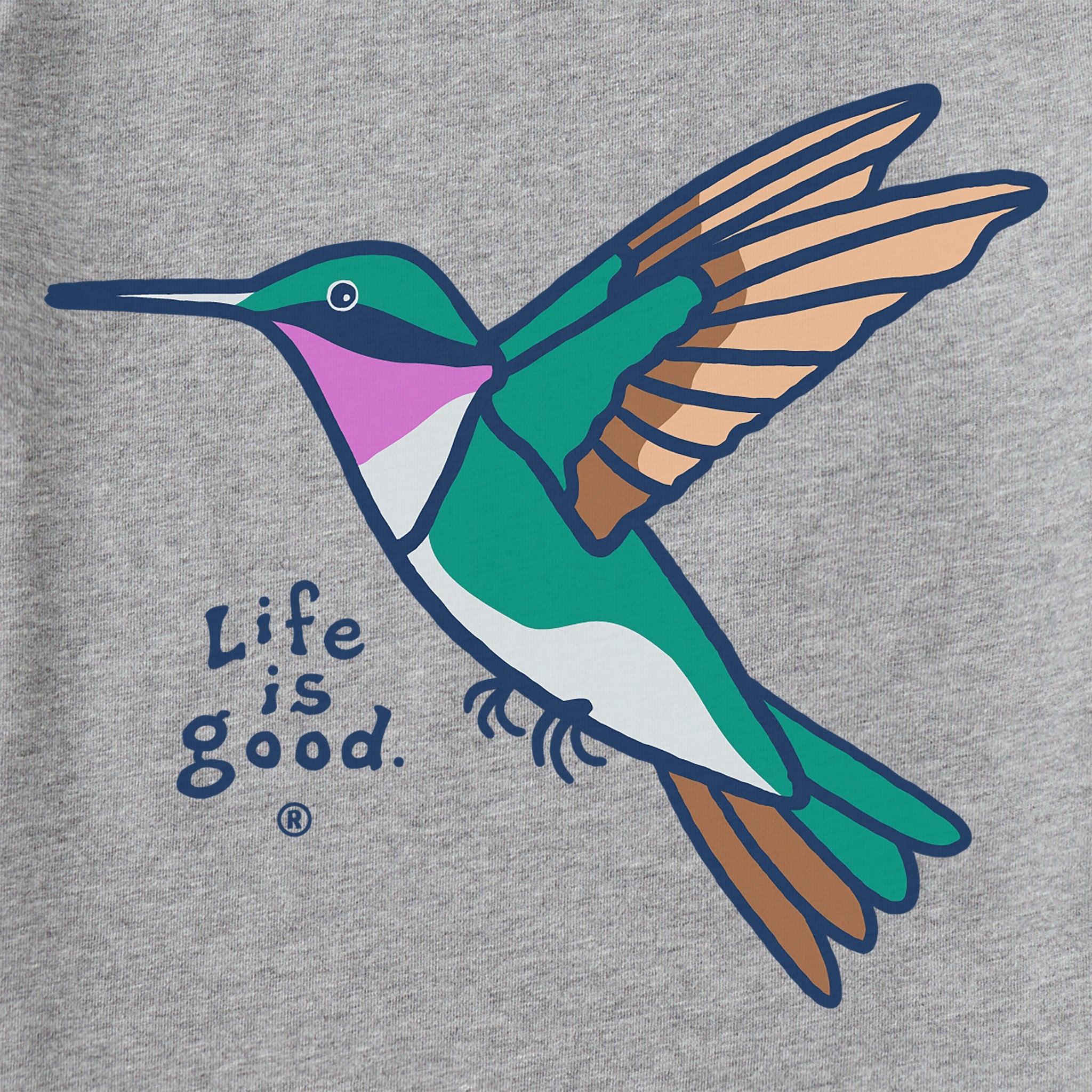 Women's Hummingbird Short Sleeve Vee