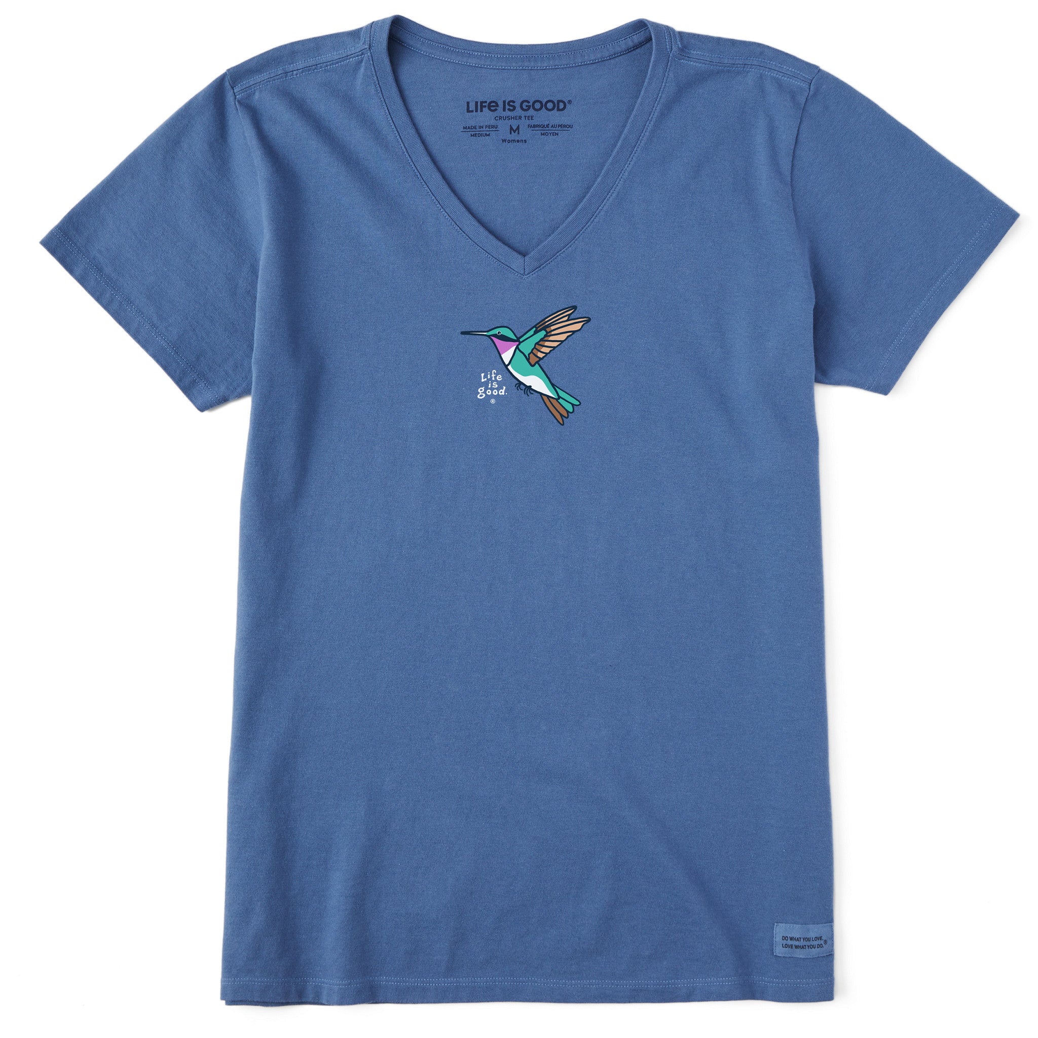 Women's Hummingbird Short Sleeve Vee