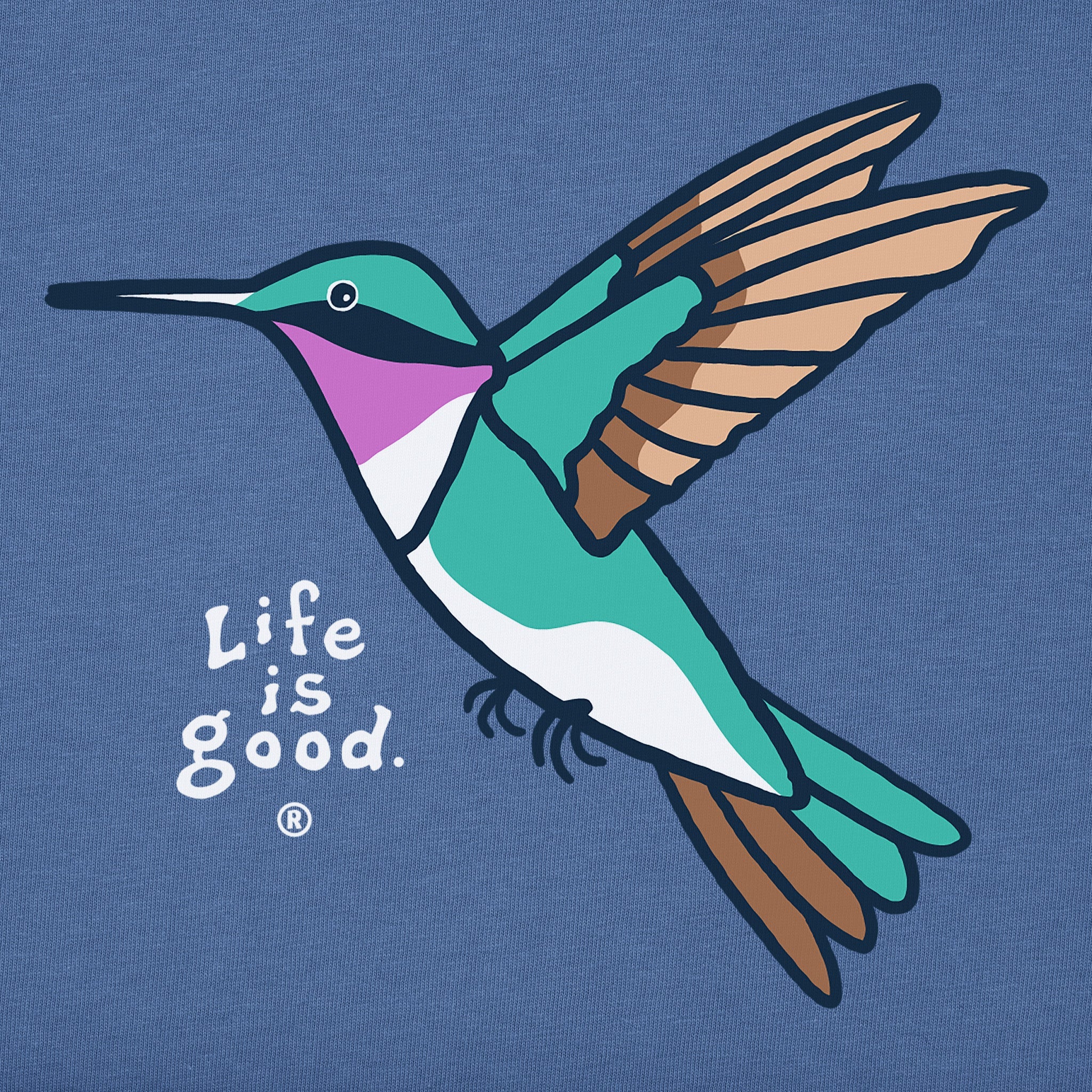 Women's Hummingbird Short Sleeve Vee