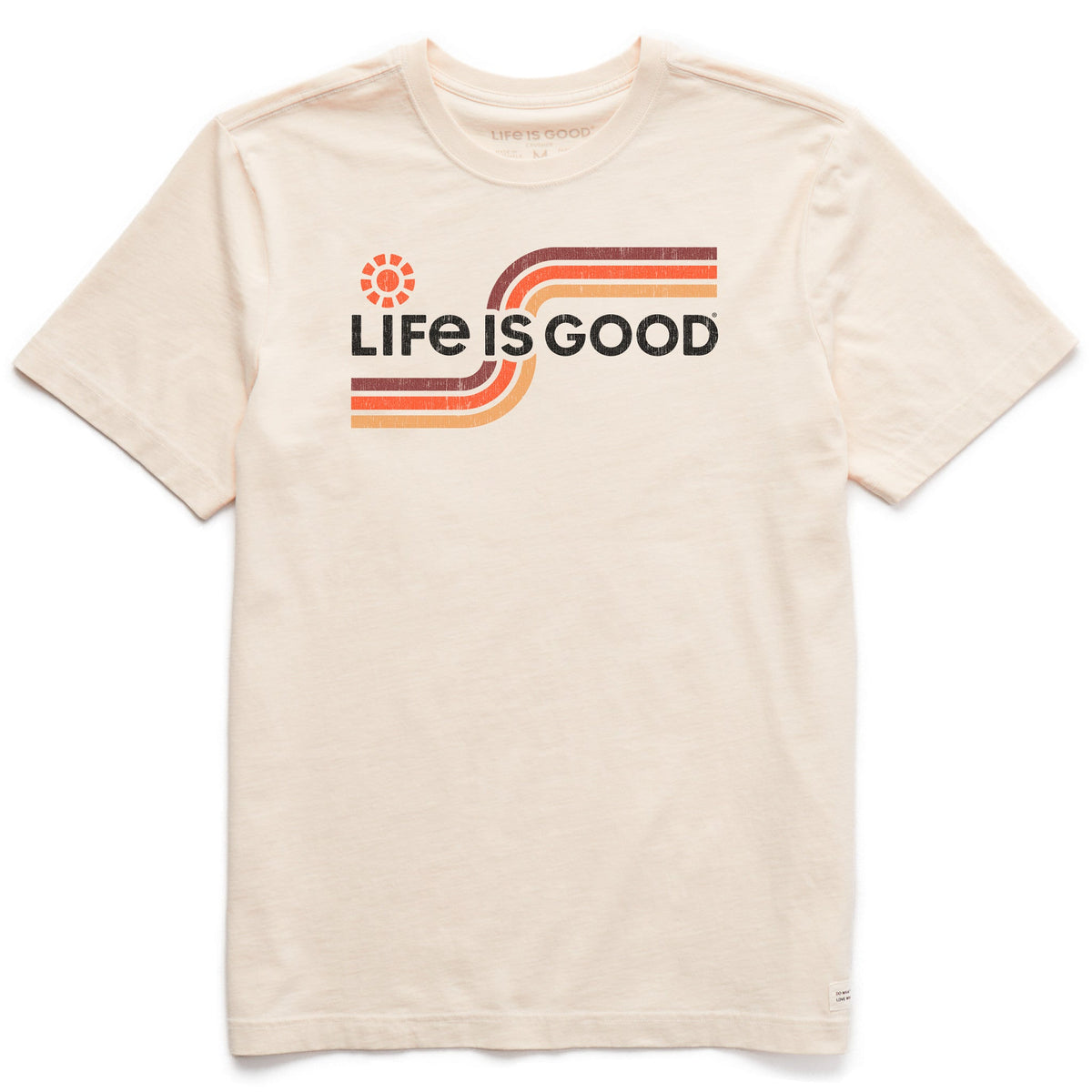 Men's Sunny Stripes Short Sleeve Crusher Tee