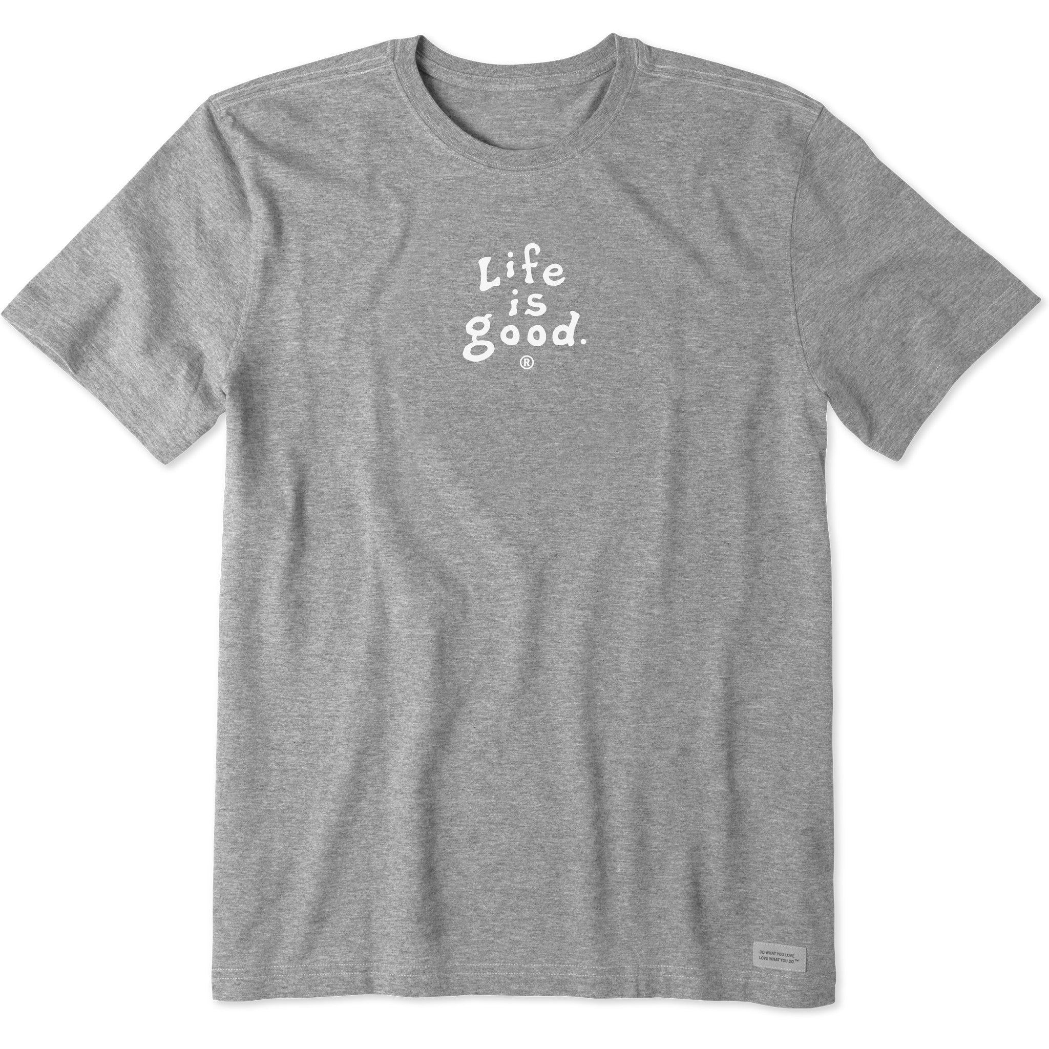 Men's LIG Vintage Wordmark Stacked Short Sleeve Crusher Tee