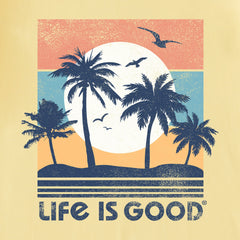 Men's Beachy Palms Short Sleeve Crusher Tee