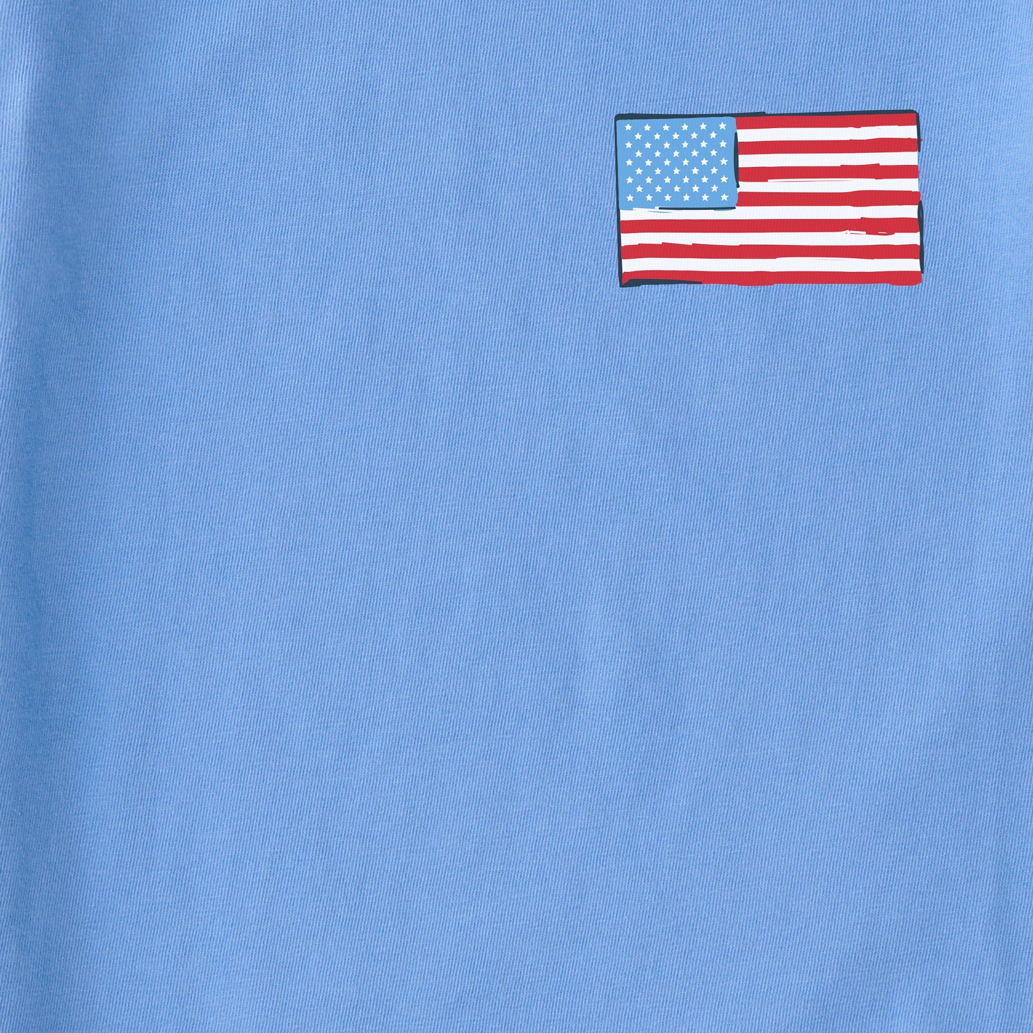 Women's America the Beautiful USA Dogs Short Sleeve Tee